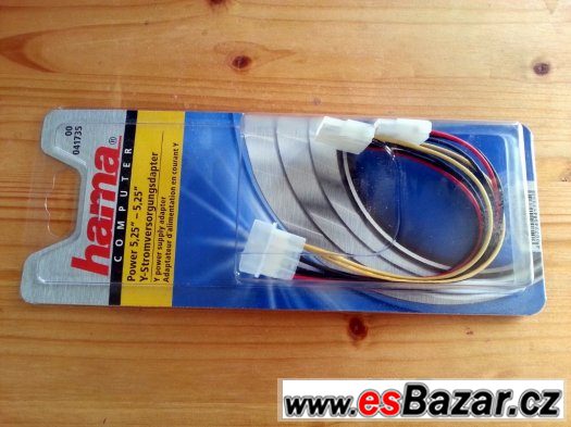 Hama power supply cable 5.25 - 2x serial ata – fotografie 1