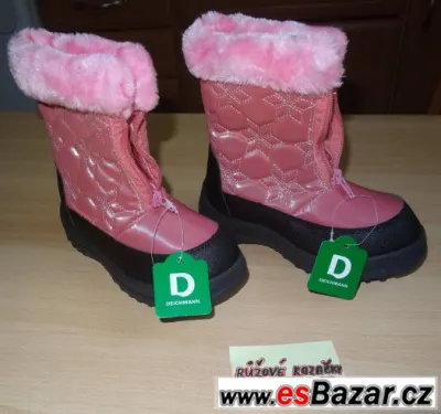 Nové kozačky, sněhulky -  Bobby shoes vel. 29