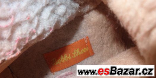 Kozačky vel.26 s výšivkou květin, hnědé-délka stélky 17cm. – fotografie 4