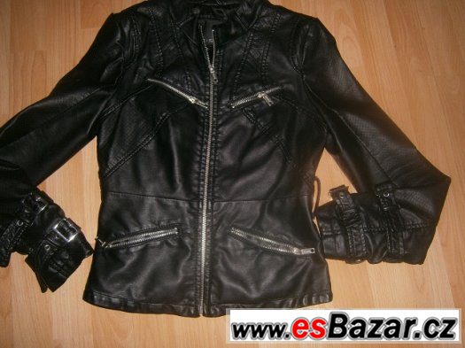 nadherny koženy kabat,vel.34/36,bunda 36.vel.S/XS – fotografie 2