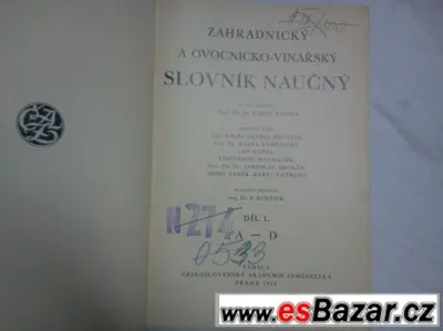 Zahradnický a ovocnicko-vinařský slovník naučný