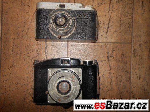 2x STARÉ FOTOAPARÁTY-MINOLTA,PIONÝR-hodí se někomu? – fotografie 3
