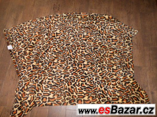 DEKA JEMNÁ 100% MIKROTKANINA LEOPARD+DRUHÁ KÁRO DEKA ZDARMA – fotografie 4