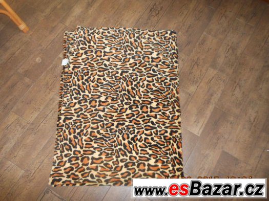 DEKA JEMNÁ 100% MIKROTKANINA LEOPARD+DRUHÁ KÁRO DEKA ZDARMA – fotografie 5