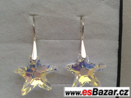 Stříbrný set se Swarovski mořskou hnězdou, nový – fotografie 2