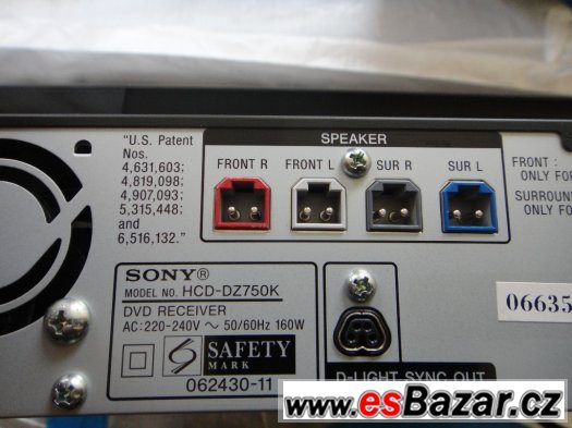 Kino Sony dav 750, 850w – fotografie 3