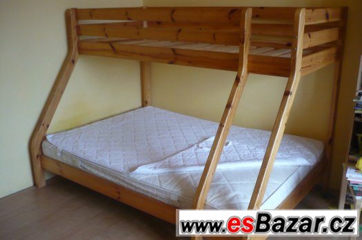 Prodám patrovou postel pro 2-3 děti – fotografie 2