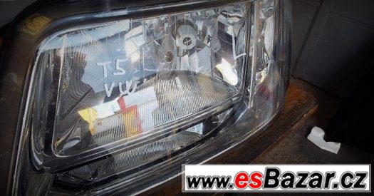 LEVÉ PŘEDNÍ SVĚTLO TRANSPORTER MULTIVAN T5 – fotografie 1