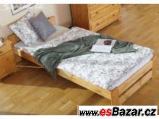 Postel s pěnovou matrací a roštem 2990,-Kč – fotografie 2