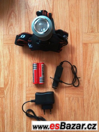 CREE LED 2x T6 ČELOVKA - headlamp 1800lm – fotografie 2