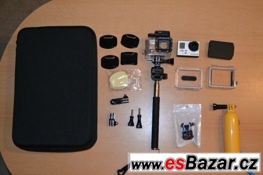 Prodám GoPro Hero 3 Silver plus příslušenství – fotografie 1