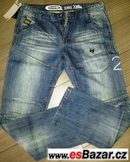G-STAR RAW - džíny vel. 34 - SLEVA – fotografie 4