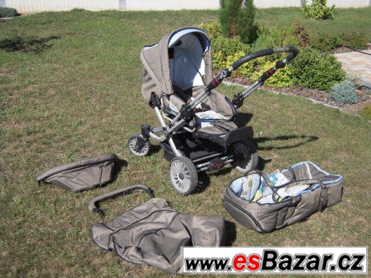 Prodám kombinovaný kočárek Hartan Topline S + příslušenství – fotografie 1