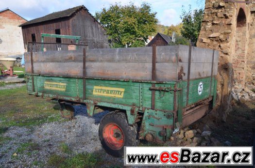 Jednosý návěs tovární výroby 3tuny, horní závěs – fotografie 3