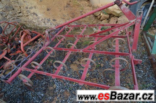 Pérový kultivátor 2m s drobícími válci top stav – fotografie 2