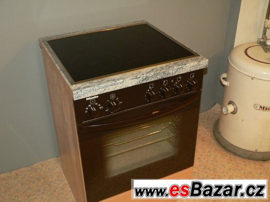Hnědý vestavný sporák Miele H310E – fotografie 5