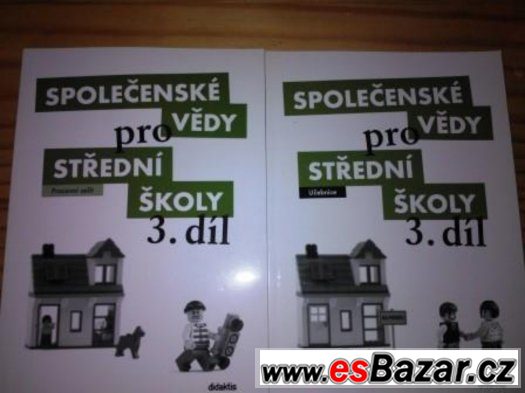 Společenské vědy pro SŠ díl 3. učebnice + pracovní sešit – fotografie 1