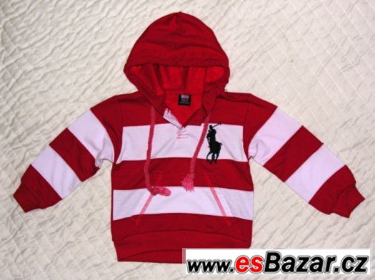 274 - Ralph Lauren POLO klokánka s kapucí - vel.3roky – fotografie 1