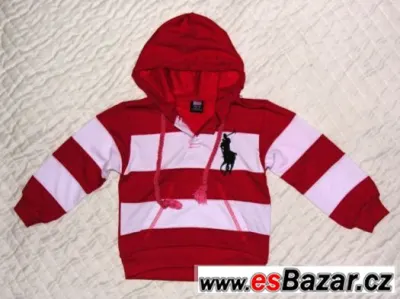 274 - Ralph Lauren POLO klokánka s kapucí - vel.3roky