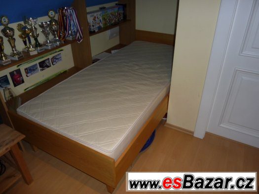 Prodám postel s roštem a matrací – fotografie 4