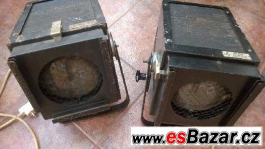 Jevištní reflektory 2x1000W - FUNKČNÍ – fotografie 1