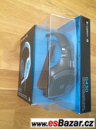 Prodám herní sluchátka Logitech G430 – fotografie 1