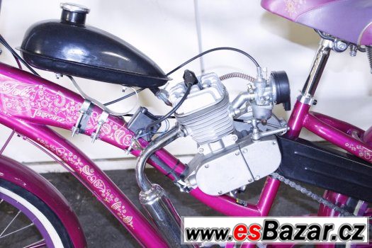 Jízdní kolo FELT Retro s přídavným motorem 80ccm. – fotografie 2