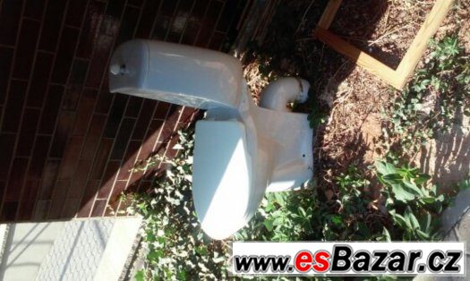 Levná umyv.š.60cm, ker.nohy, komb.WC;sedátko – fotografie 1