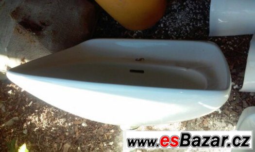 Levná umyv.š.60cm, ker.nohy, komb.WC;sedátko – fotografie 2