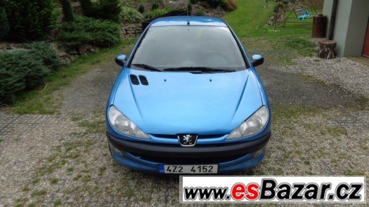 Peugeot 206 1,4i, 55kw, rv. 2003, nová stk, najeto 91000km – fotografie 5