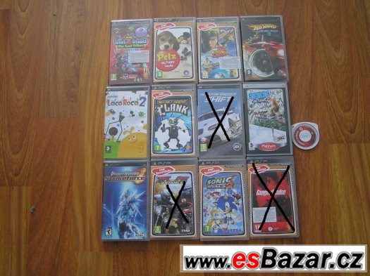 Prodám hry na PSP – fotografie 1