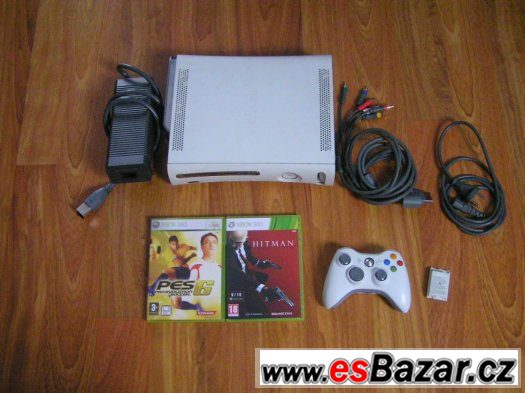 XBOX 360 20GB a hrami – fotografie 2