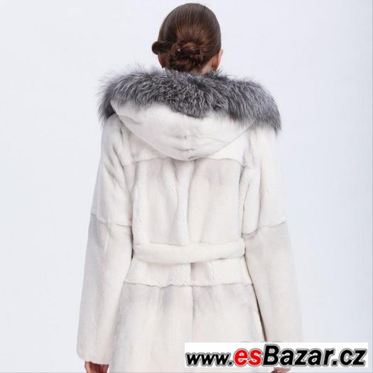 Lux.Norkový kožich - Silver Fox vel.M/L – fotografie 4
