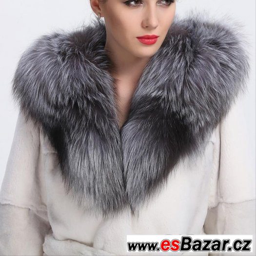 Lux.Norkový kožich - Silver Fox vel.M/L – fotografie 5