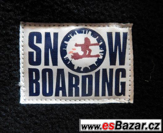 Dětská zimní reflexní bunda na snowboard s pevnou kapucí. – fotografie 3