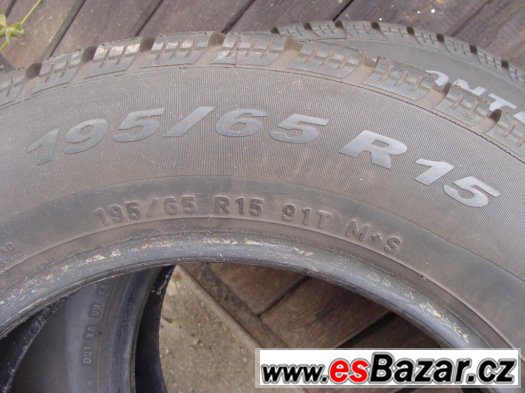 195/65R15  91T (PIRELLI-Snowcontrol II) Zimní 2Ks – fotografie 5