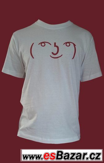 Unisex vtipné tričko LENNY FACE, ( ͡° ͜ʖ ͡°) – fotografie 1