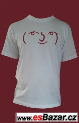 Unisex vtipné tričko LENNY FACE, ( ͡° ͜ʖ ͡°)