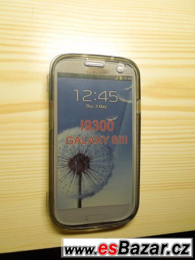 Šedé silikonové flipové pouzdro na Samsung Galaxy S3 (i Neo) – fotografie 1