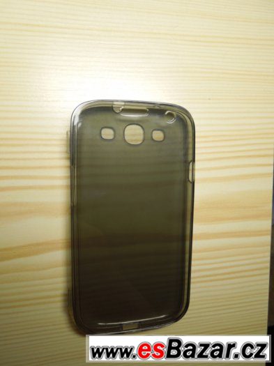 Šedé silikonové flipové pouzdro na Samsung Galaxy S3 (i Neo) – fotografie 5