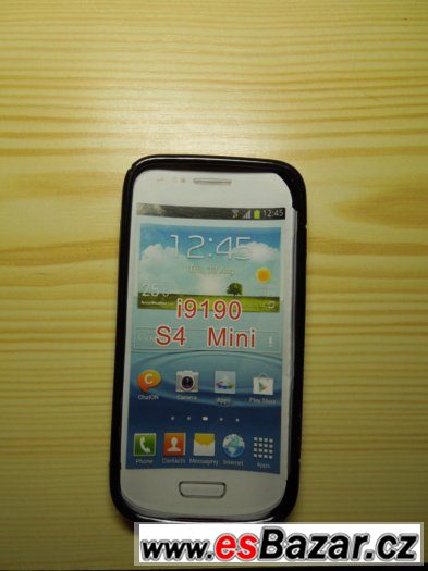 Pouzdro Samsung Galaxy S4 mini i9190, silikon, černé – fotografie 1