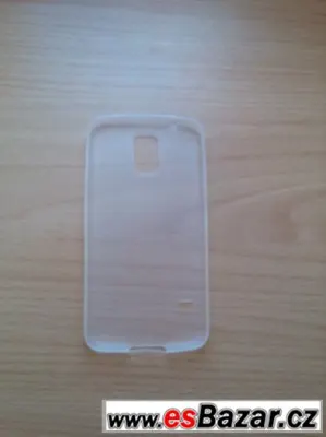 Samsung Galaxy S5 bílé poloprůhledné pouzdro G900