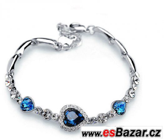 Náramek heart blue – fotografie 1