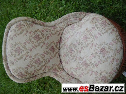 Starožitná sedačka sofa + křesla – fotografie 3