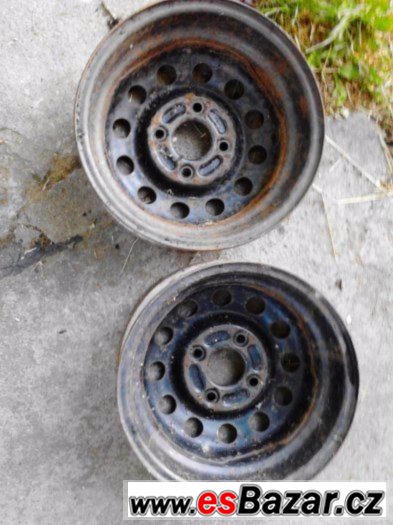 2x 13 plech disky FORD FIESTA 13x5J 400/pár – fotografie 2