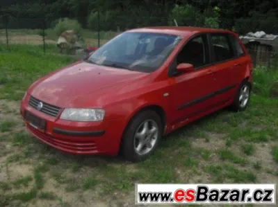 Fiat Stilo 1,9 Jtd 85 kw náhradní díly červené