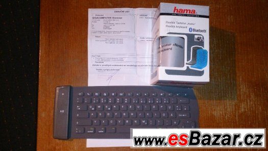 Hama bluetooth flexibilní klávesnice - šedá – fotografie 3
