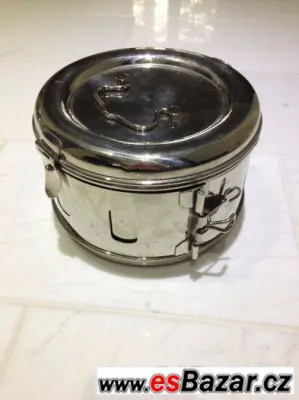 STERILIZAČNÍ BUBEN CHIRANA průměr 17 cm výška 10,5 cm