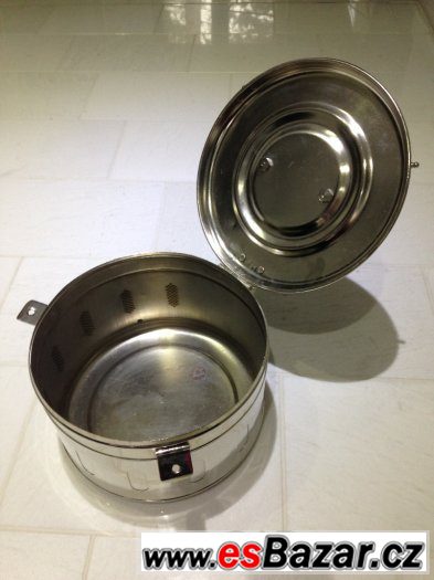 STERILIZAČNÍ BUBEN CHIRANA průměr 24 cm výška 15,5 cm – fotografie 2