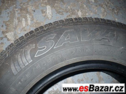 4 ks Letní pneu Sava Effecta + 155/80 R13 4-5 mm – fotografie 4